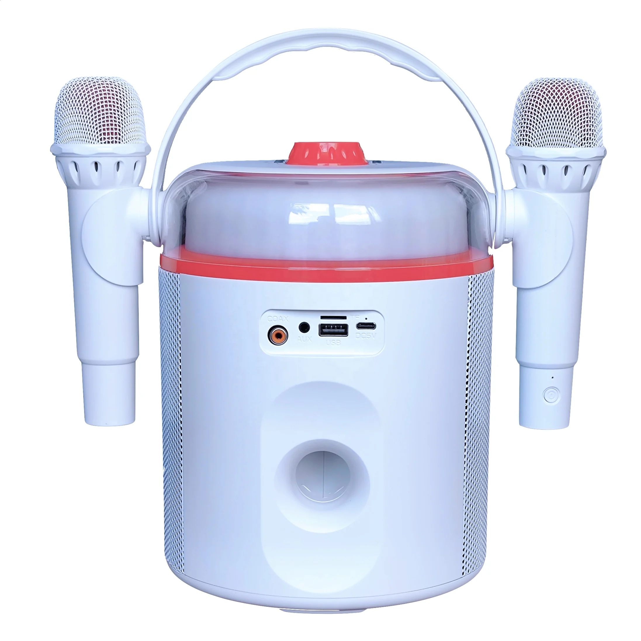 OEM Wireless portable karaoke microphone handheld wireless microphone  with speaker for kid boy and girl adult