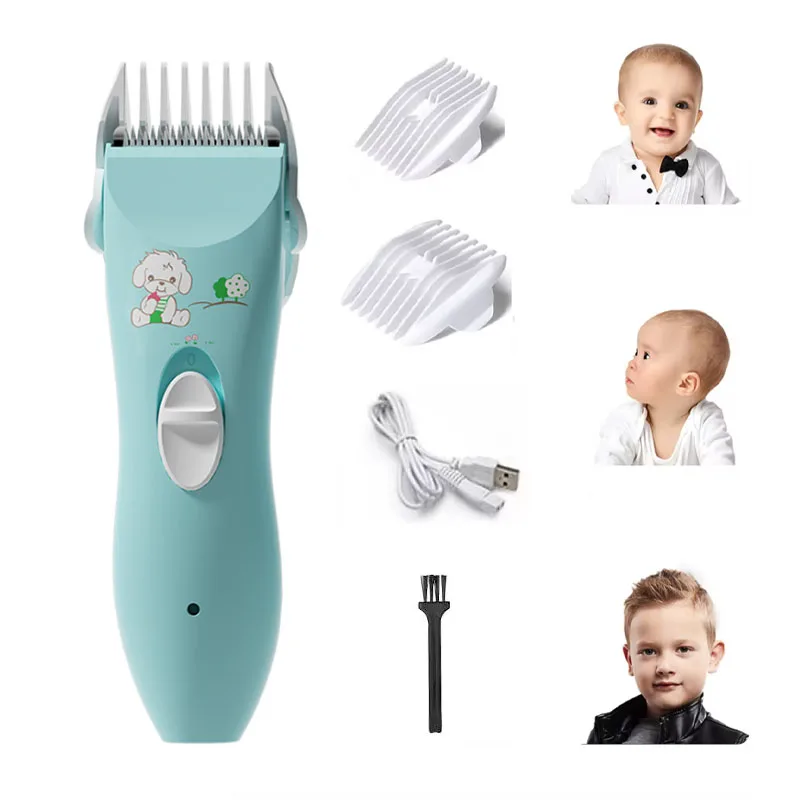 Baby Hair Clippers Quiet Trimmer for Kids and Children Waterproof Rechargeable Cordless Haircut Machine for Toddler and Boy