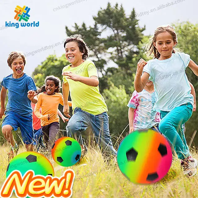 Распродажа игрушки для улицы Радужный спортивный игрушечный мяч 9 дюймов 22 см надувные игровые мячи детей американская футбольная игрушка