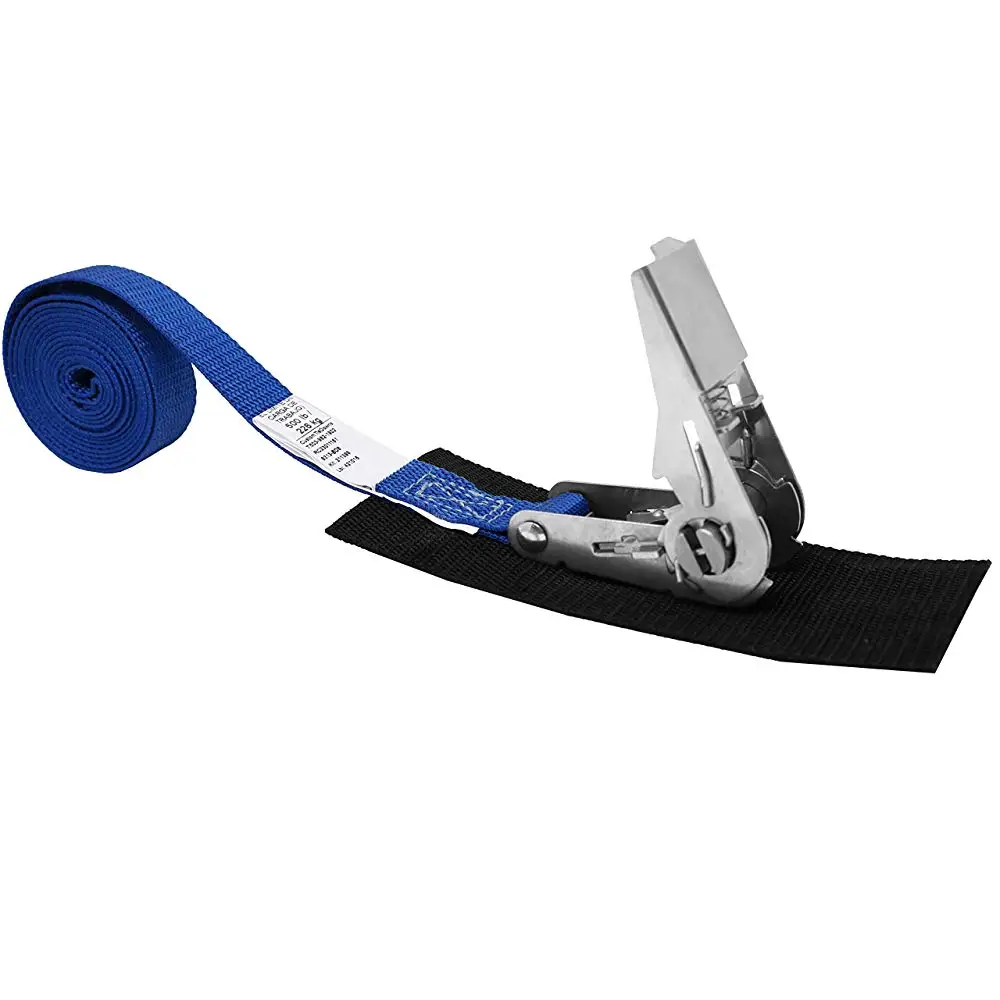 1 дюймовый ремешок с храповым механизмом, стандартная ручка из нержавеющей стали с храповым механизмом, защитная накладка