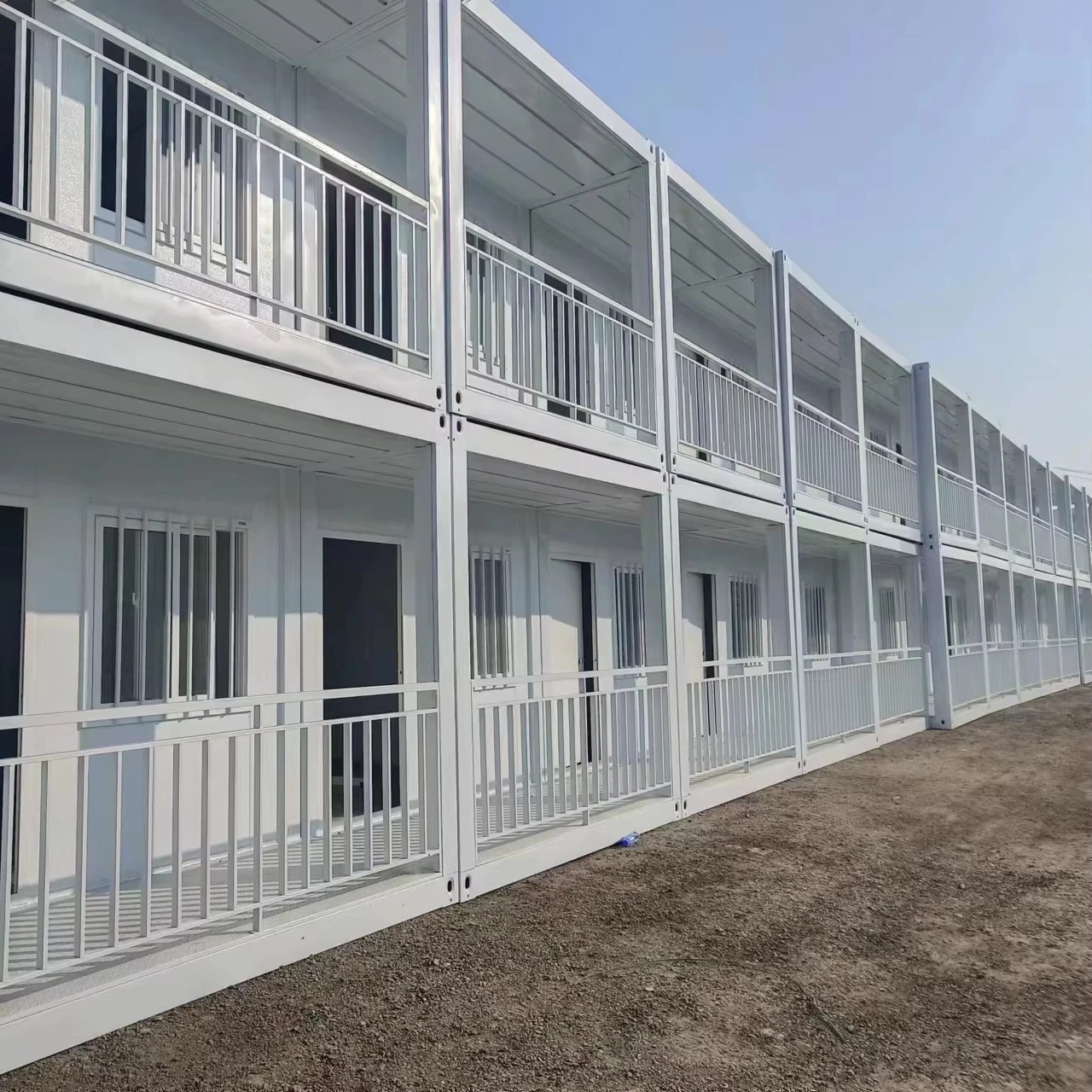 Labor Camp House Prefabricated Modular Steel Structure Portable Mobile Project Container House
