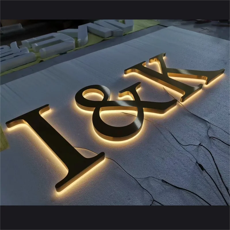 Led Outdoor Sign Signboard Customization Signmaker Manufacture Storefront Store Business 3d Name Coffee Shop Sign