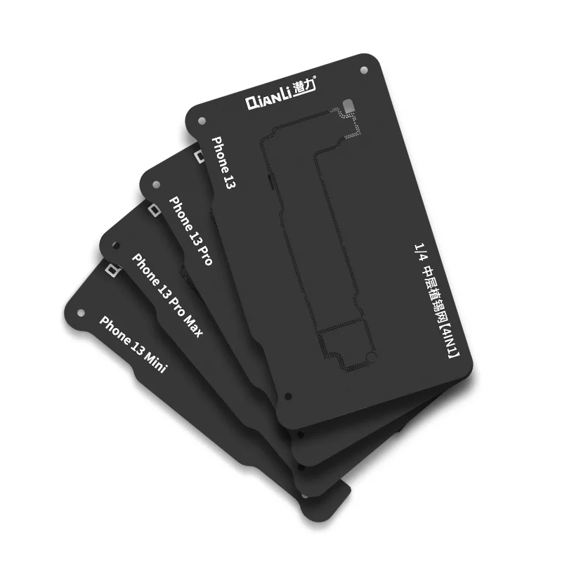 QianLi 4 in 1 Middle Frame Reballing Platform Compatible Mother Board Testers for iphone 12  13  middle Reballing
