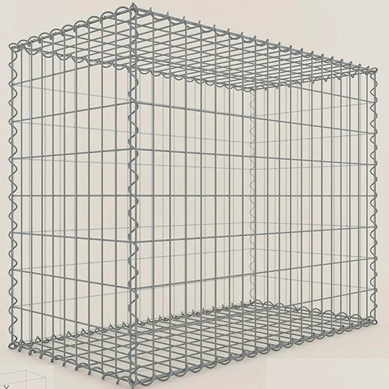 Galvanized galfan welded gabions rock basket fencing iron wire mesh pvc coated gabion box manufacturer