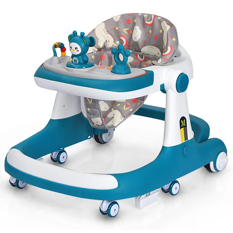 Baby Product Toys Foldable Baby Walker Sit-To-Stand Learning Walker Kids Push Baby Walker 3 In 1 With Wheels And Seat