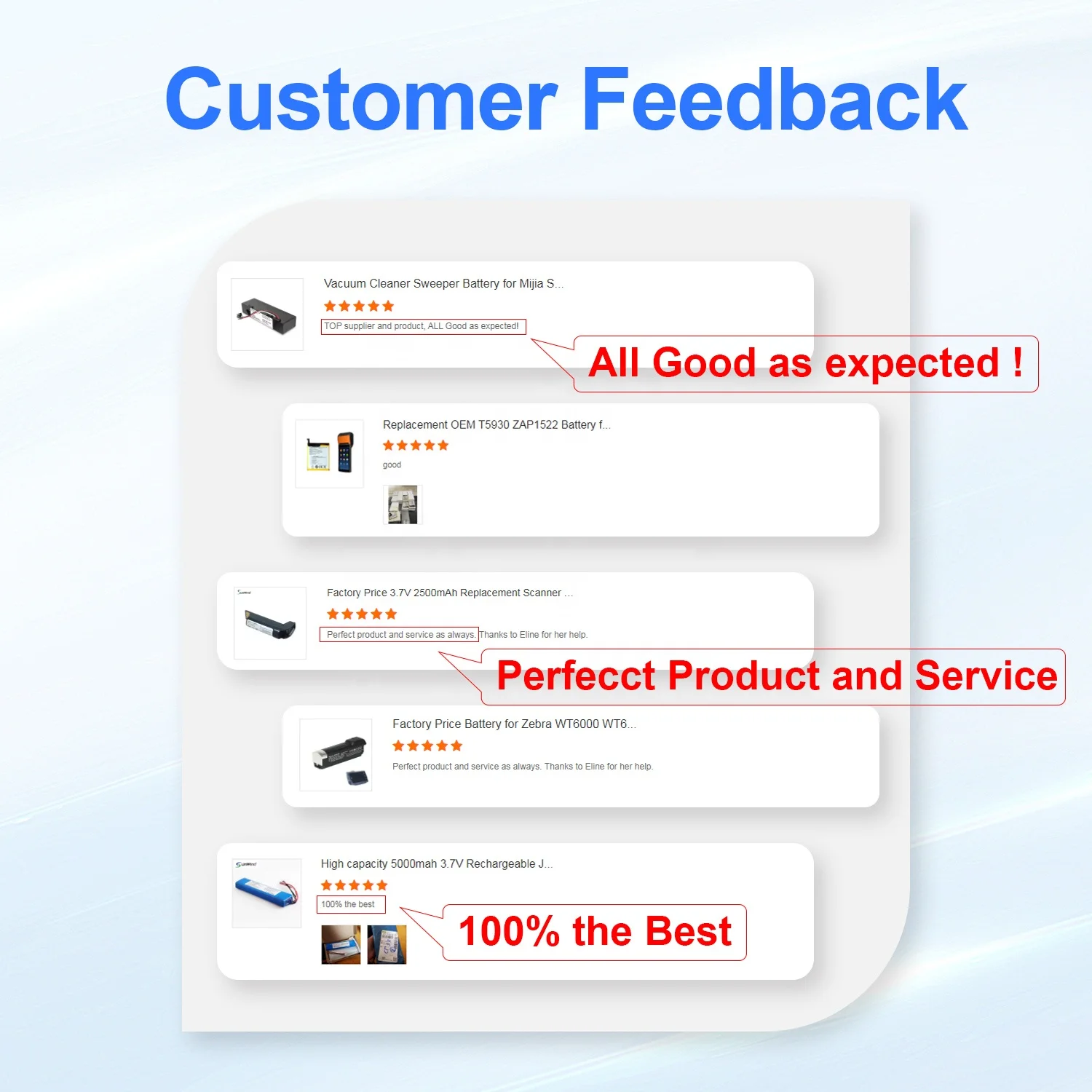 14.4V 4S1P 2600mAh 3000mAh 3400mAh 18650 SWLB Robot Vacuum Cleaner Lithium ion Battery For Ecovacs Deebot Conga Eufy Robovac