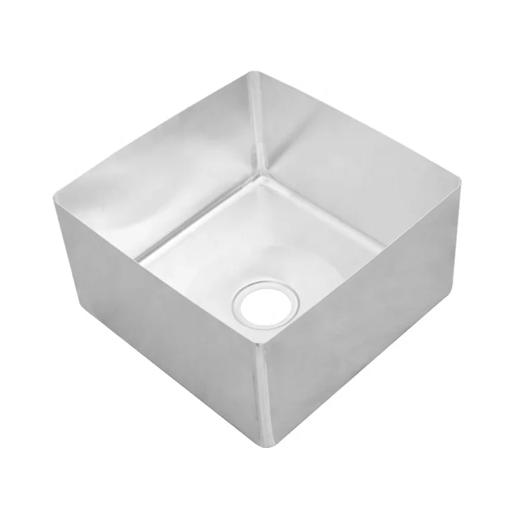 
Пользовательская раковина из нержавеющей стали, Сварочная раковина с сливным отверстием посередине 