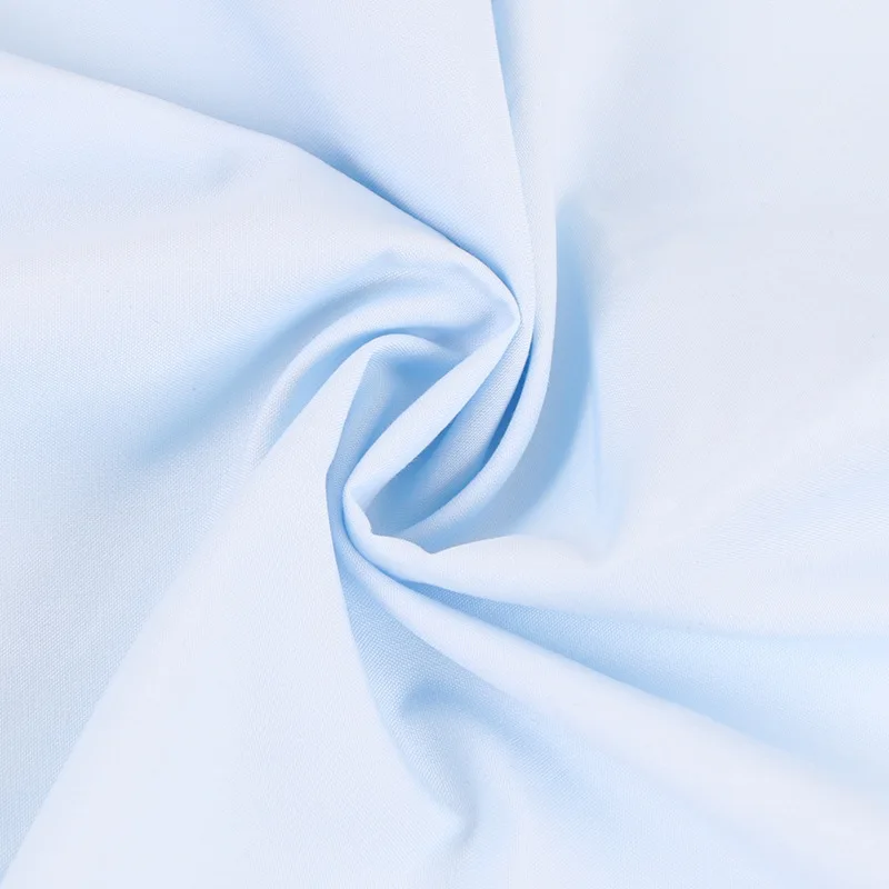 Made in China cheap price spun polyester fabric cotton feeling fabric for long shirt