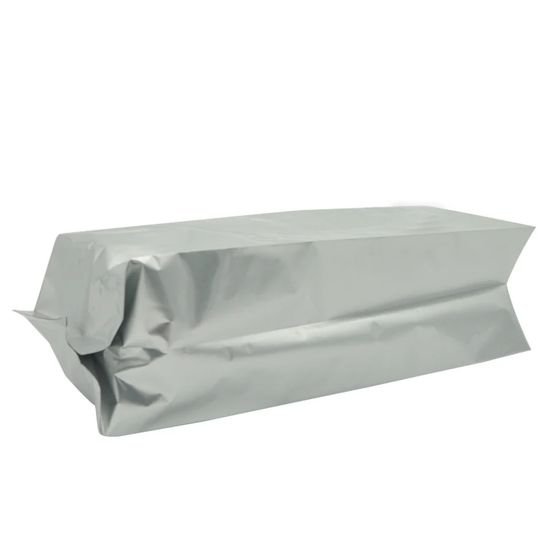 Customized Printing Metallic Aluminum Foil Side Gusset Bag With Valve