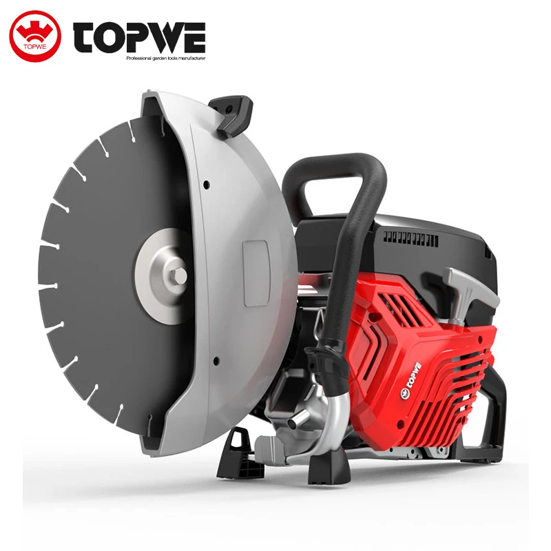 TOPWE K770  Proprietary Product 14 Inch Concrete Saw Blades 74cc Air-cooled Gear Cutting Machines
