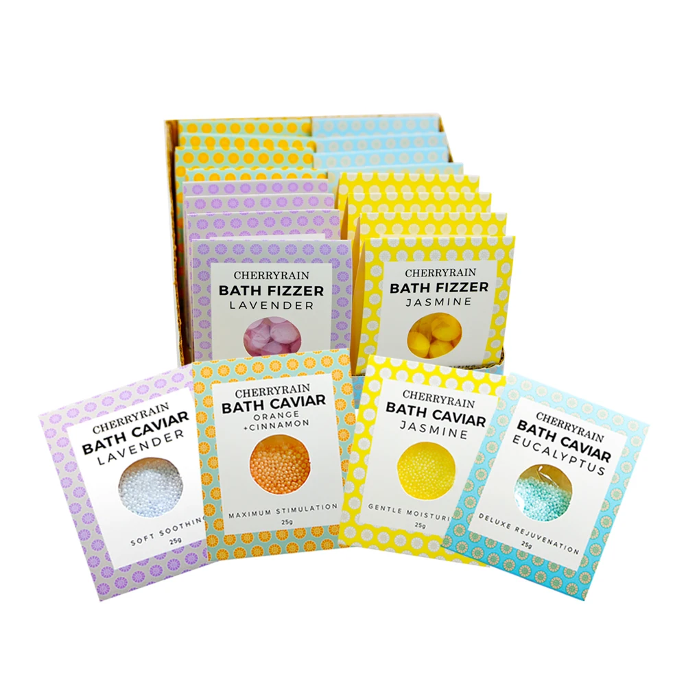 Custom Label Scented Bath Beads Colorful Bath Caviar For Skin Care