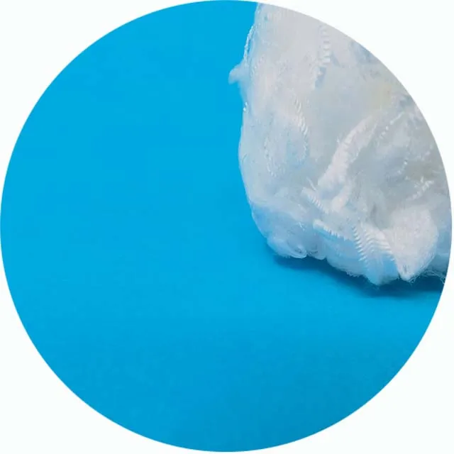 1.5D*38mm Raw White Bicomponent PLA Fiber For Non Woven