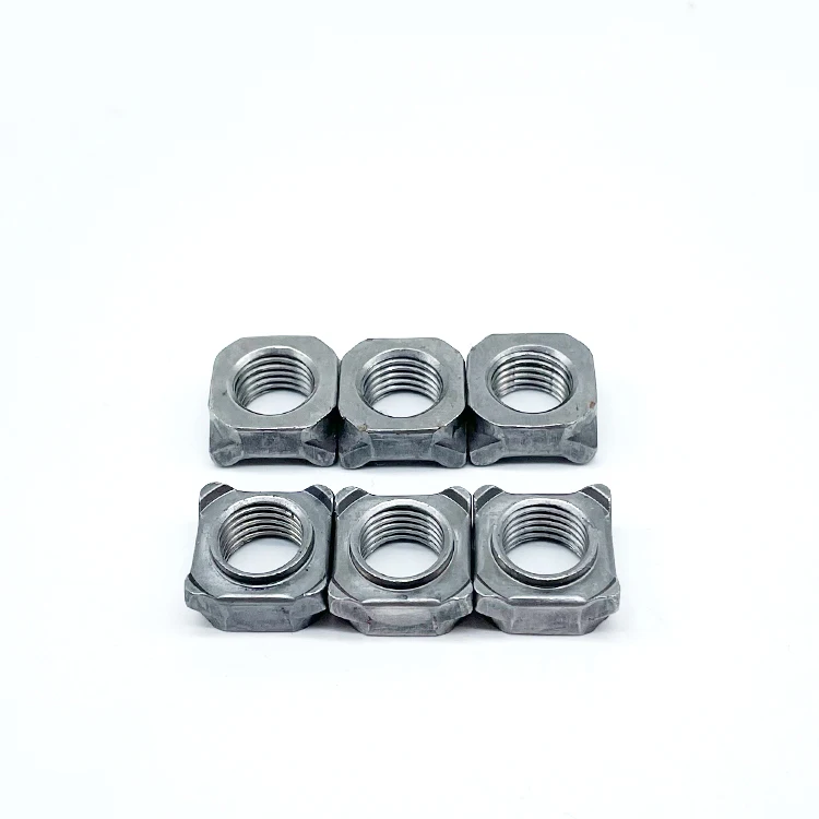 M4 M5 M6 M8 M10 M12 M14 M16 Carbon Steel Stainless Steel Din 928 Plain Square Weld Nut with Factory Price
