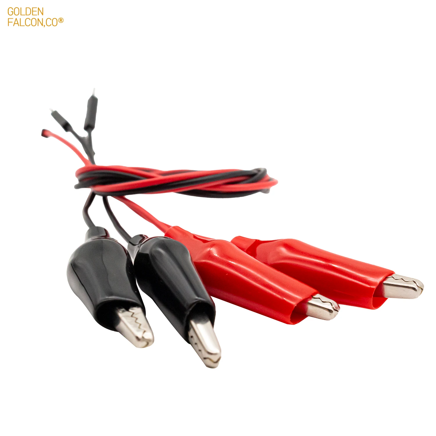 Alligator Clip to Dupont Wire Alligator Clip Cable Test Lead 28mm for BreadBoard