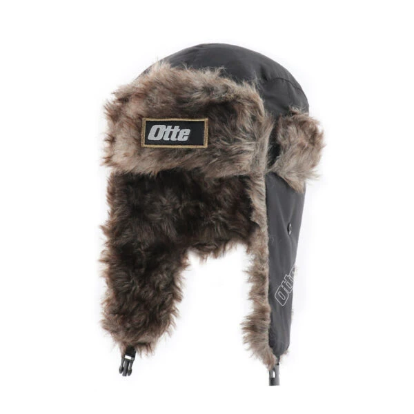 windproof Ski warm hat custom winter trapper hat with ear flaps outdoor plush faux fur trapper hat with Chin Buckle