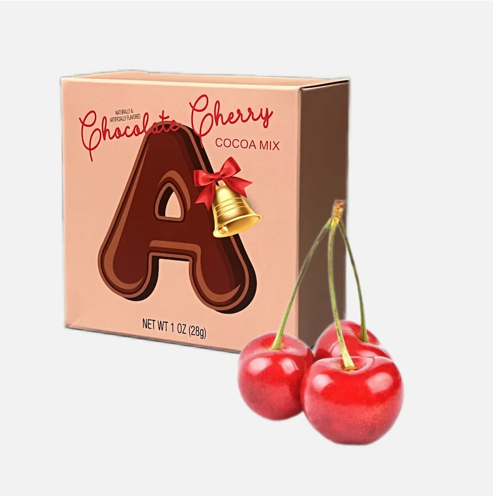 Custom Taste Custom Color Chocolate Cherry Cocoa Mix 1 OZ