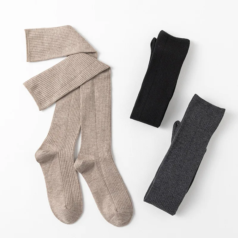 100% Wool Custom Winter Knitted  Socks  Warm Personalized Soft Socks For Women