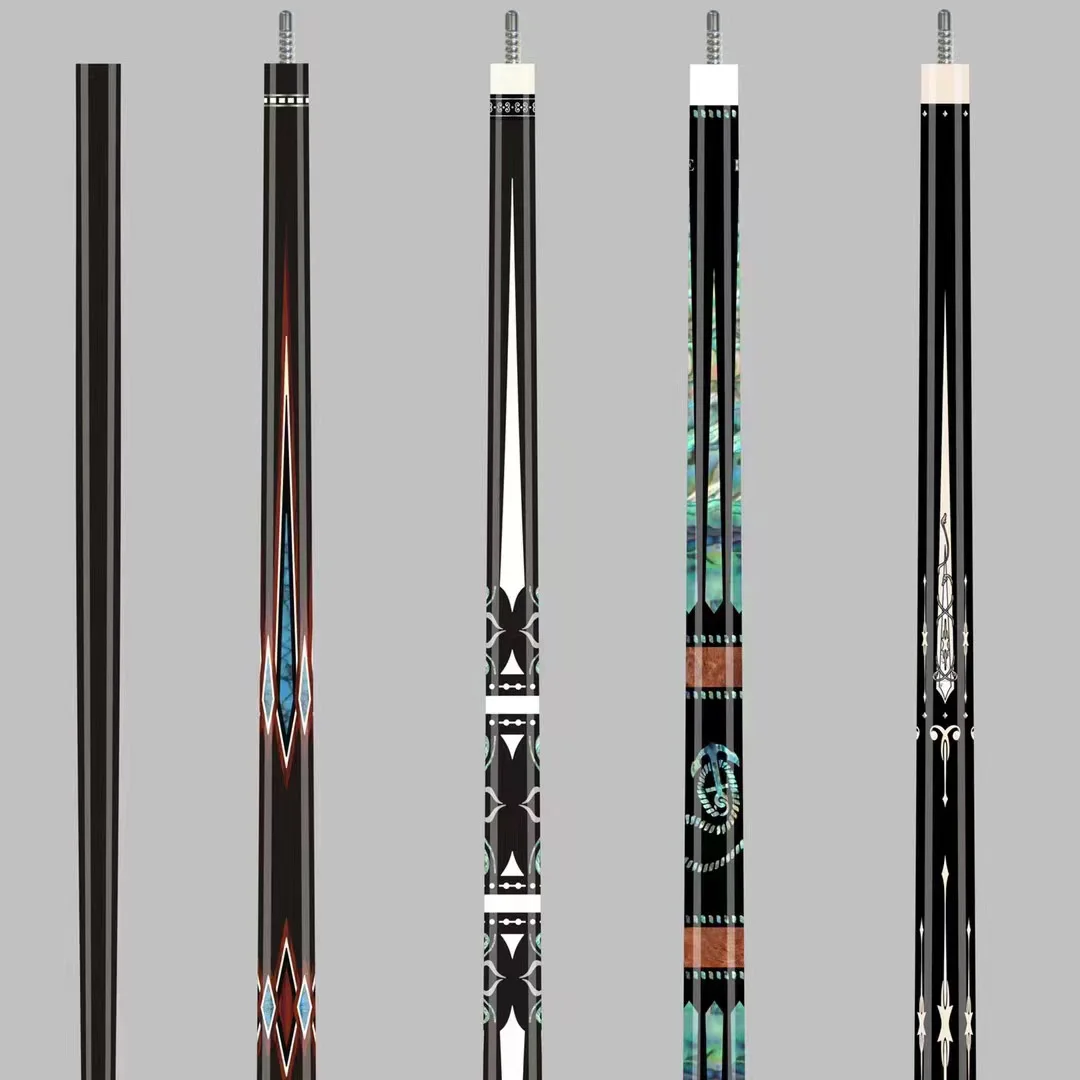 New Arrival Carbon Shaft with Wood Butt  Billiard Cue  Stick