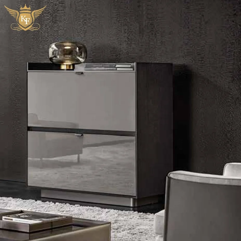 Modern Design Home Furniture 2 4 Doors Dining Room Storage Buffet Cabinet Solid Wood Glossy Paint Sideboard Living Room Cabinet