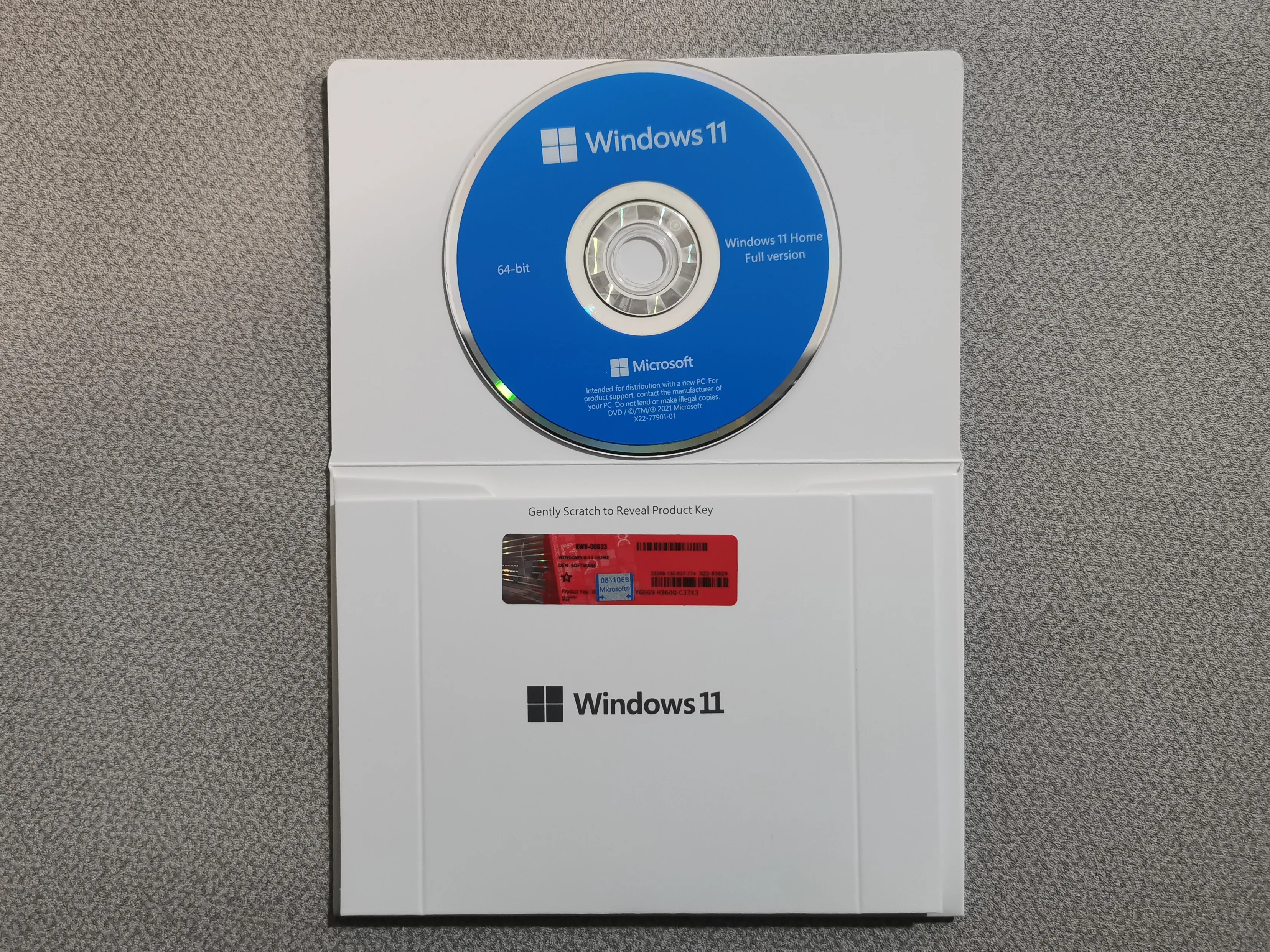 WIN 11 HOME 64BIT OEM Полный пакет Английский 1 PK DHL Бесплатная доставка