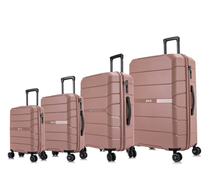 NEWLY DESIGN FACTORY DIRECT PP SUITCASE LUGGAGE 4PCS SET