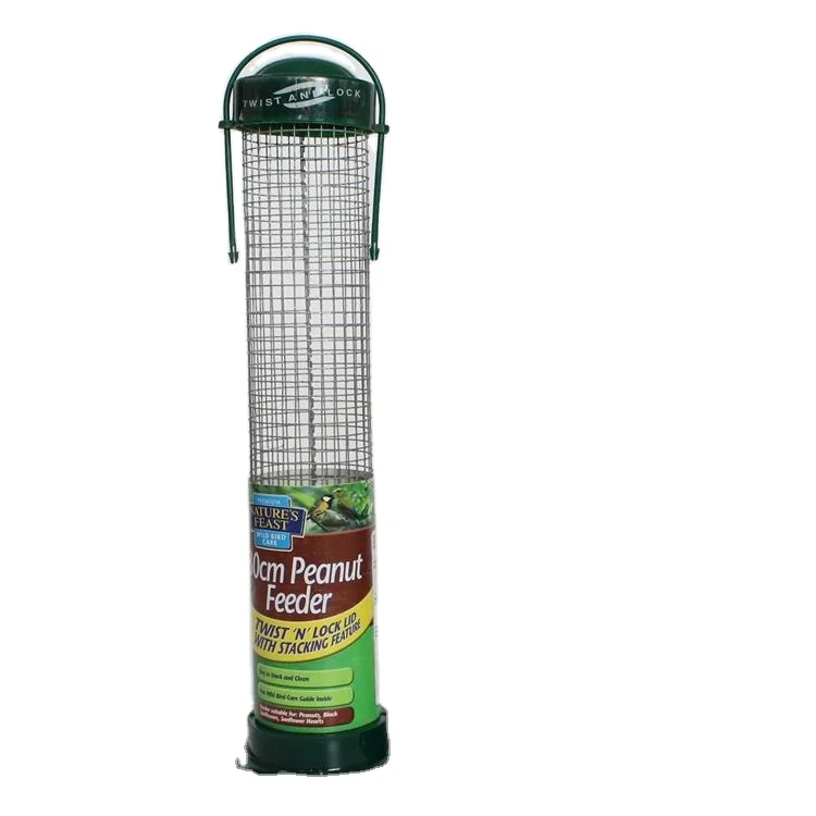 plastic tube wild bird seeds feeder