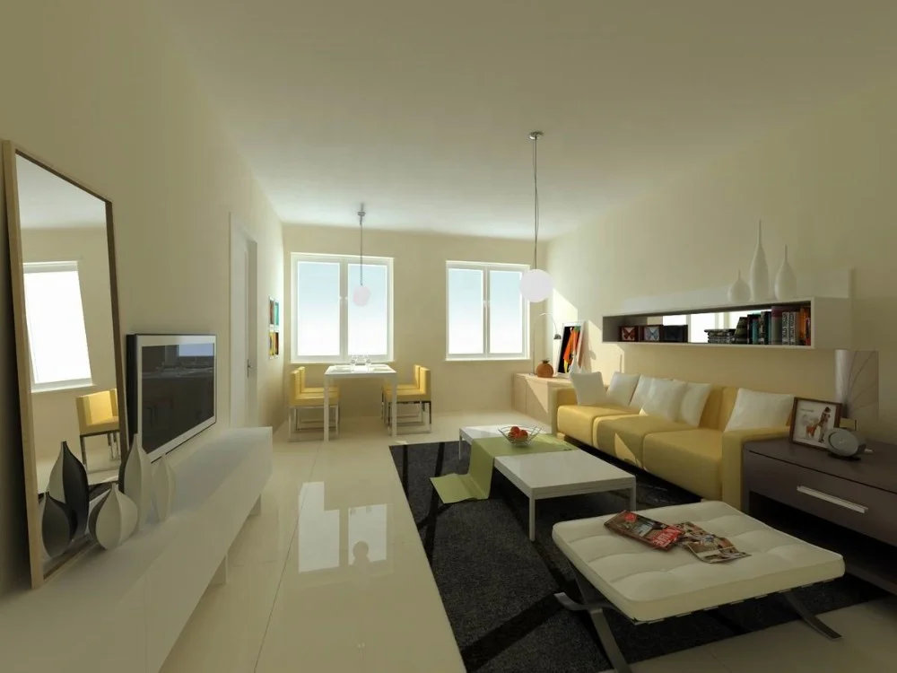 Bisini luxury 3D rendering for villa,3D interior design