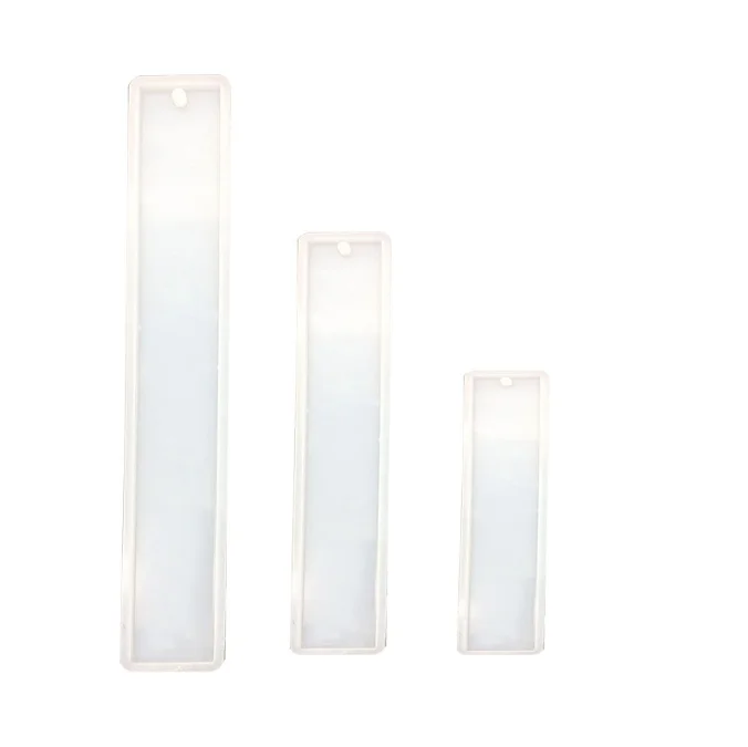 DIY Rectangle Bookmark Silicone Epoxy Resin Mold Silicone Cartoon Bookmark Resin Mold