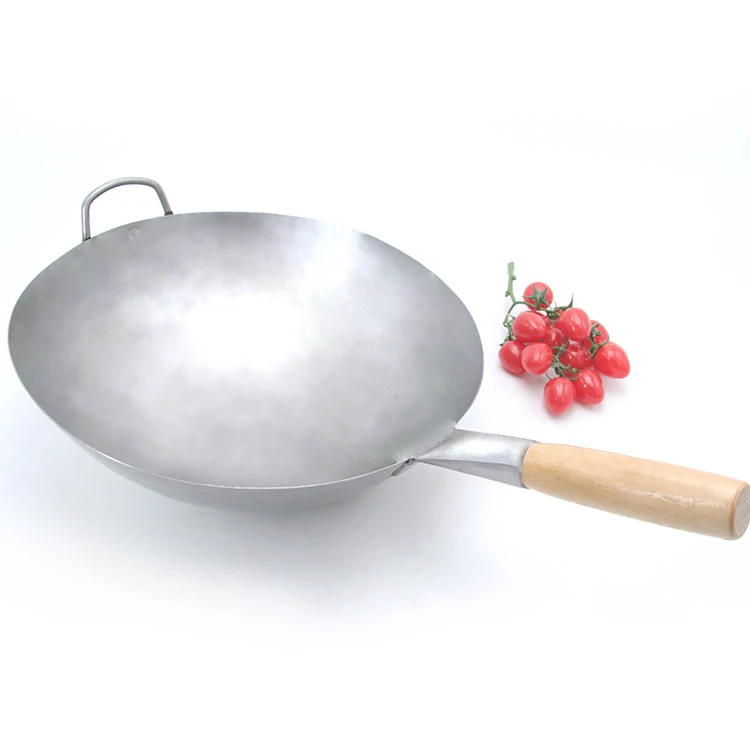 Chinese Household Traditional Handmade Iron Wok Non Stick Wok Cookware Cooking Wok Pan Pot