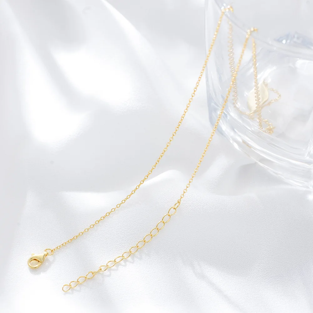 Hot Sale Delicate S925 Sterling Silver Cubic Zircon Eyes Shaped Necklace Popular 925 Silver Opal Diamond Evil Eyes Necklace