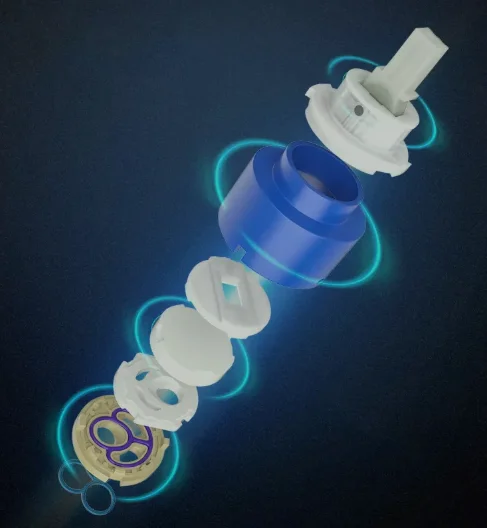 Health durable beautiful appearance ABS plastic pull out  faucets for kitchen sink