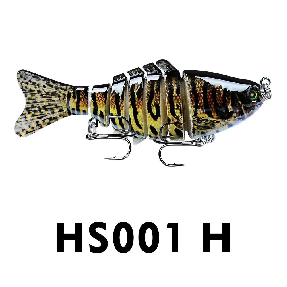Factory Multi Jointed Segmented Swimbait Molds Hard Plastic Highly Realistic Lifelike Hard Bait Trout Perch Fishing Lures