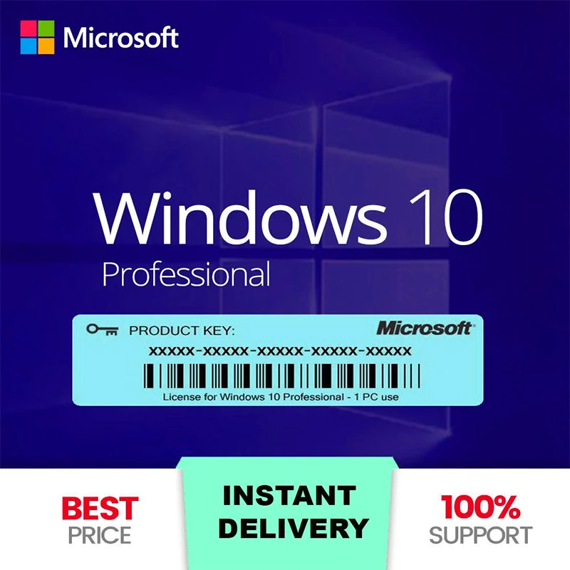 Windows 10 Pro Key 4/7 Online Email Delivery Ready Stock 100%  Lifetime Activation key activation code Windows 10 Pro