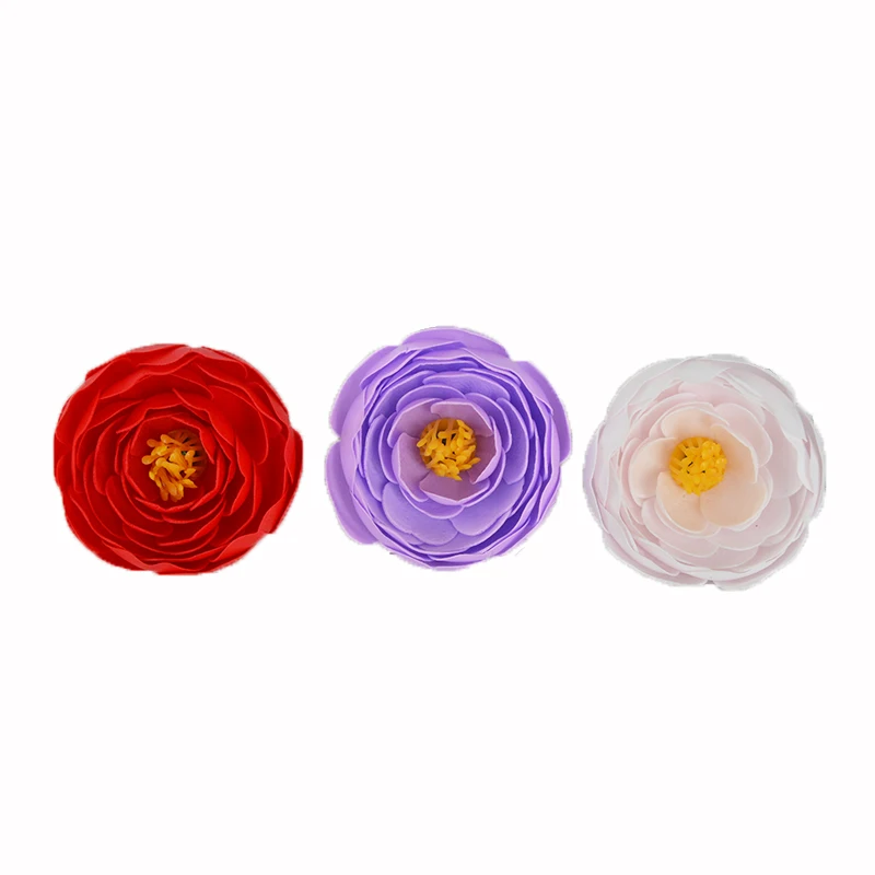 Wedding Party Home Decoration New Style Small Peony ArtificIal Soap Flower Heads Bouquets