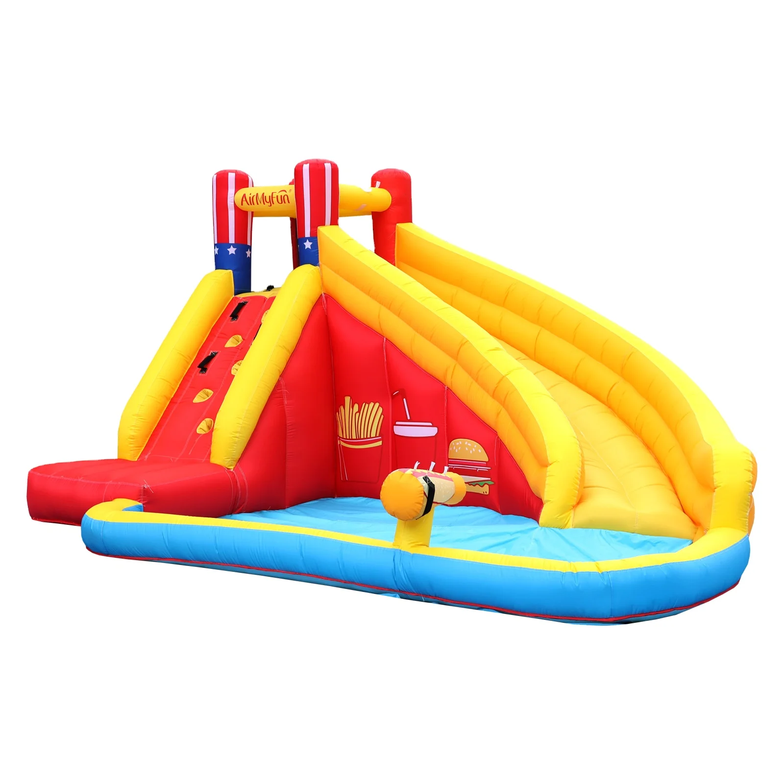 83009 Children Climbing Play Center Bounce Kids Water Slide Pool Inflatable