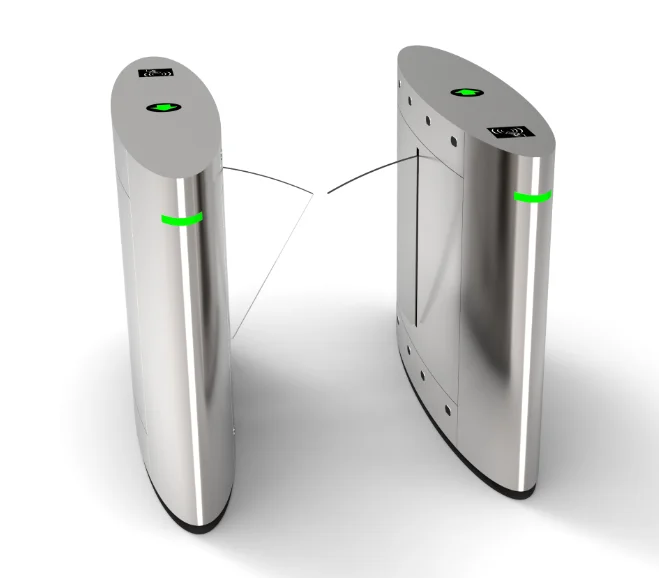 Lanebo 2.0mm top cover thickness speed gate Access Control Flap Turnstile Barrier auto Gate nice design
