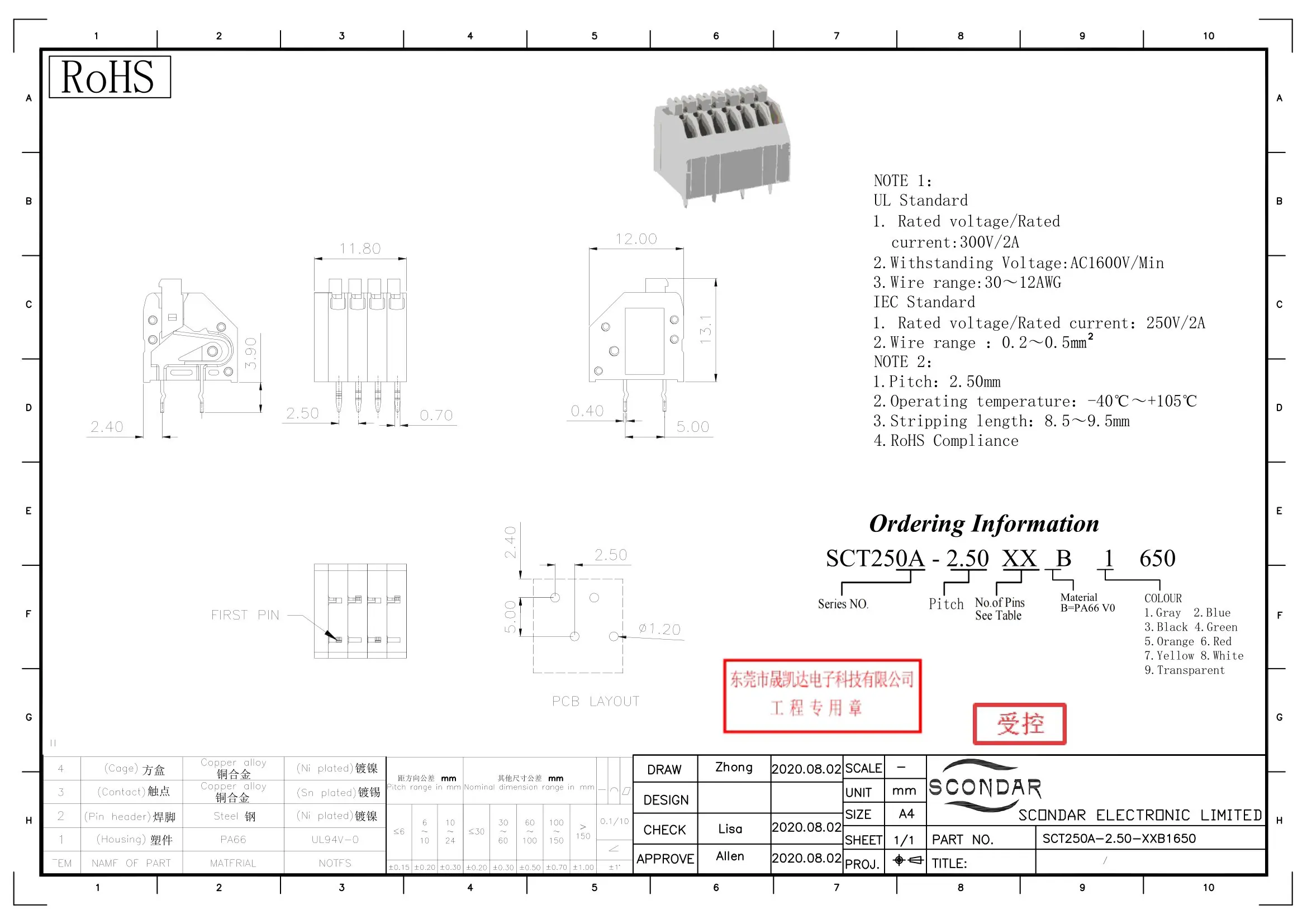 Pins Terminals Screw Connector  Breadboard  Block Connector Strips Breadboard Green Terminal Block Pcb