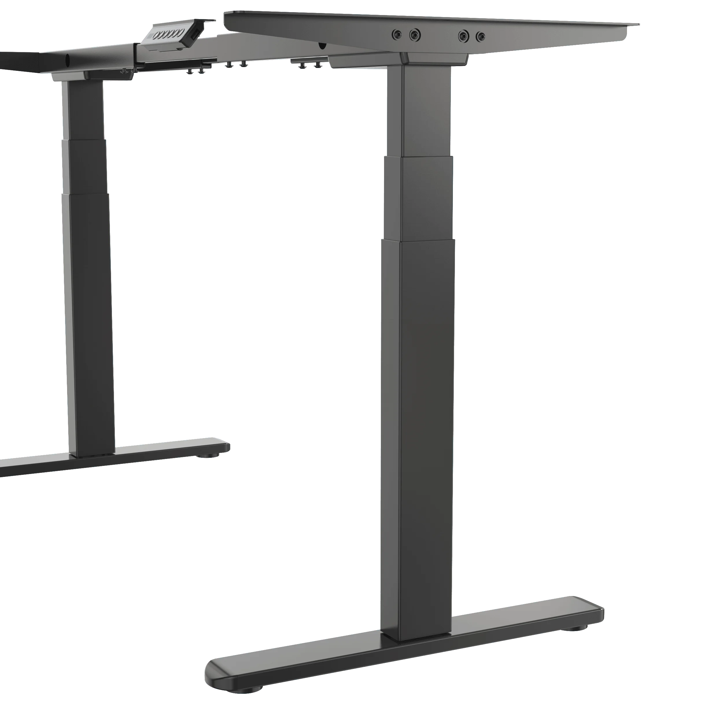 V-mounts Electric Dual Motor Height Adjustable Standing Desk Frame With 3 Standard Rectangular Stage Legs VM-JSD2-02-Z