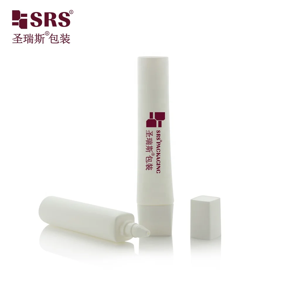 30mm Diameter Soft Tube Sugarcane PE Eco-friendly Squeeze Tube with Pump Nozzle For Makeup Skincare Packaging