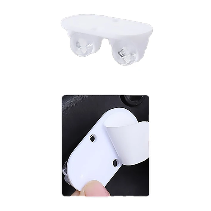 4PCS household pulley plastic trash bin furniture caster accessories miniature adhesive wheels