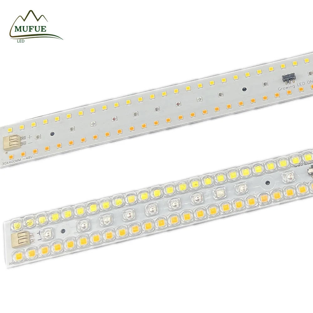 2023 new 48watt samsung LM301H 281b full spectrum led grow lights Indoor Plant UV IR Switch dimmer luces led lens led sun board