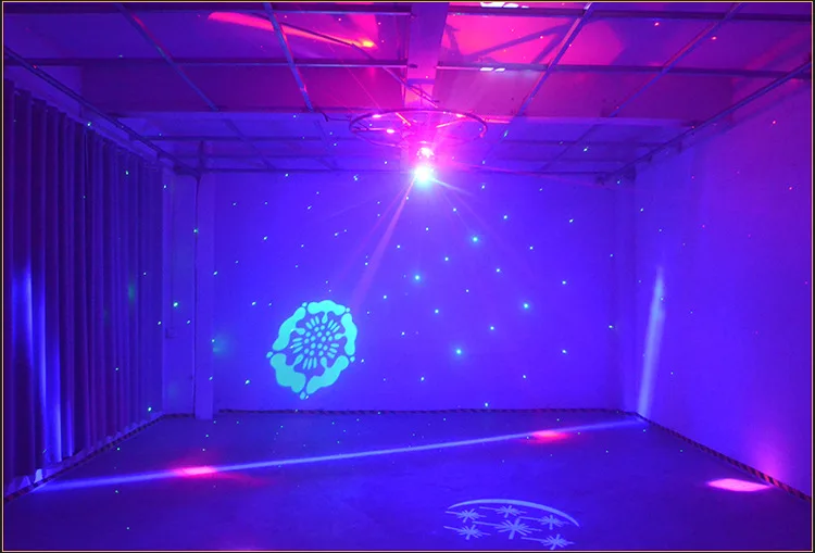 Disco Bar Lighting 16pcs 3W RGB Led Stage Light Small Cube Moving Head Magic Ball Light