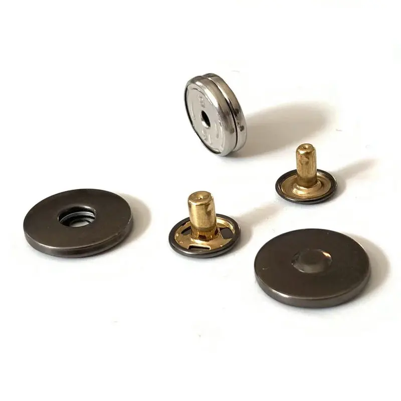wholesale 15MM metal material magnetic button  for bag
