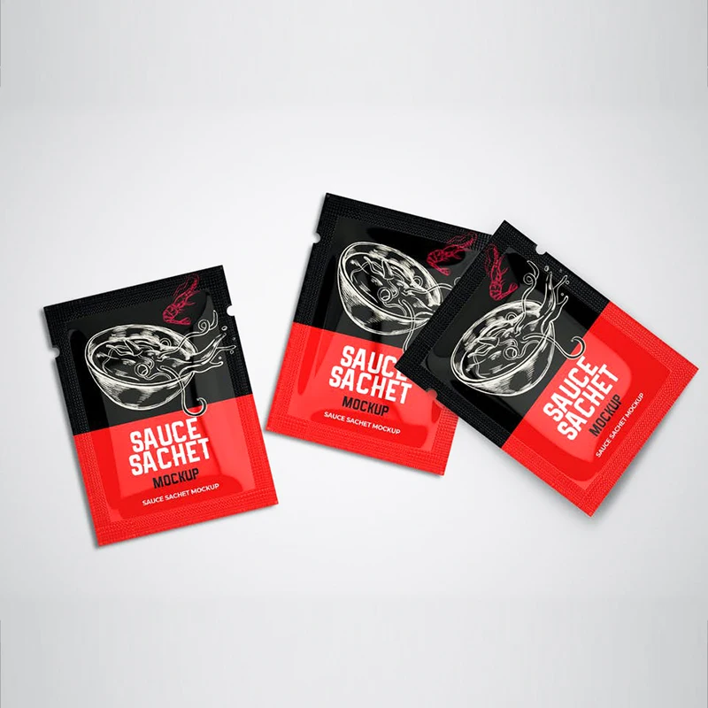 Self-Seal Paper Coffee Bag Resealable Aluminum Foil Sachet Without Printing Small Body Scrub Packaging For Cement With Zipper