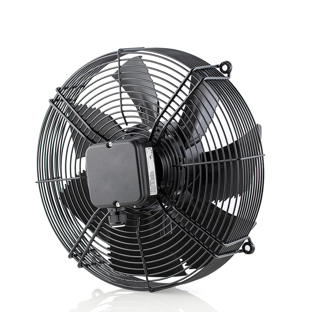 300mm EC ventilation Axial Fan impeller Metal Blades Cooling High Volume Industrial ec motor axial exhaust flow fans 220v