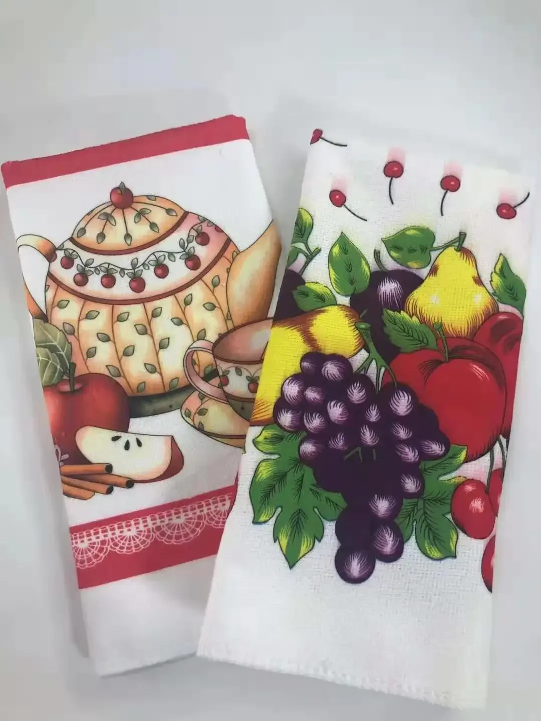China manufacture cheap promotion kitchen gift microfiber custom design full color digital print tea towel