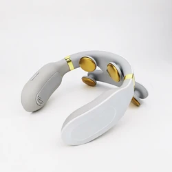 Ems Pulse Massage Instrument Intelligent Cervical Neck Massager With Heat