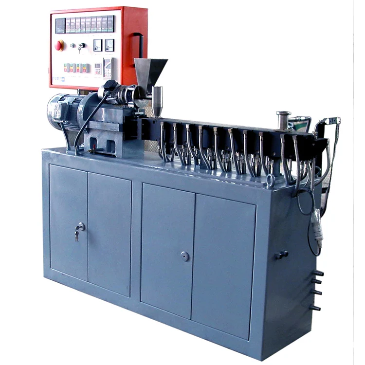 Pp Pe Pet Pc Pbt Abs Pvc Plastic Pellet Making Machine Plastic Granules Twin Screw Extruder For Sale