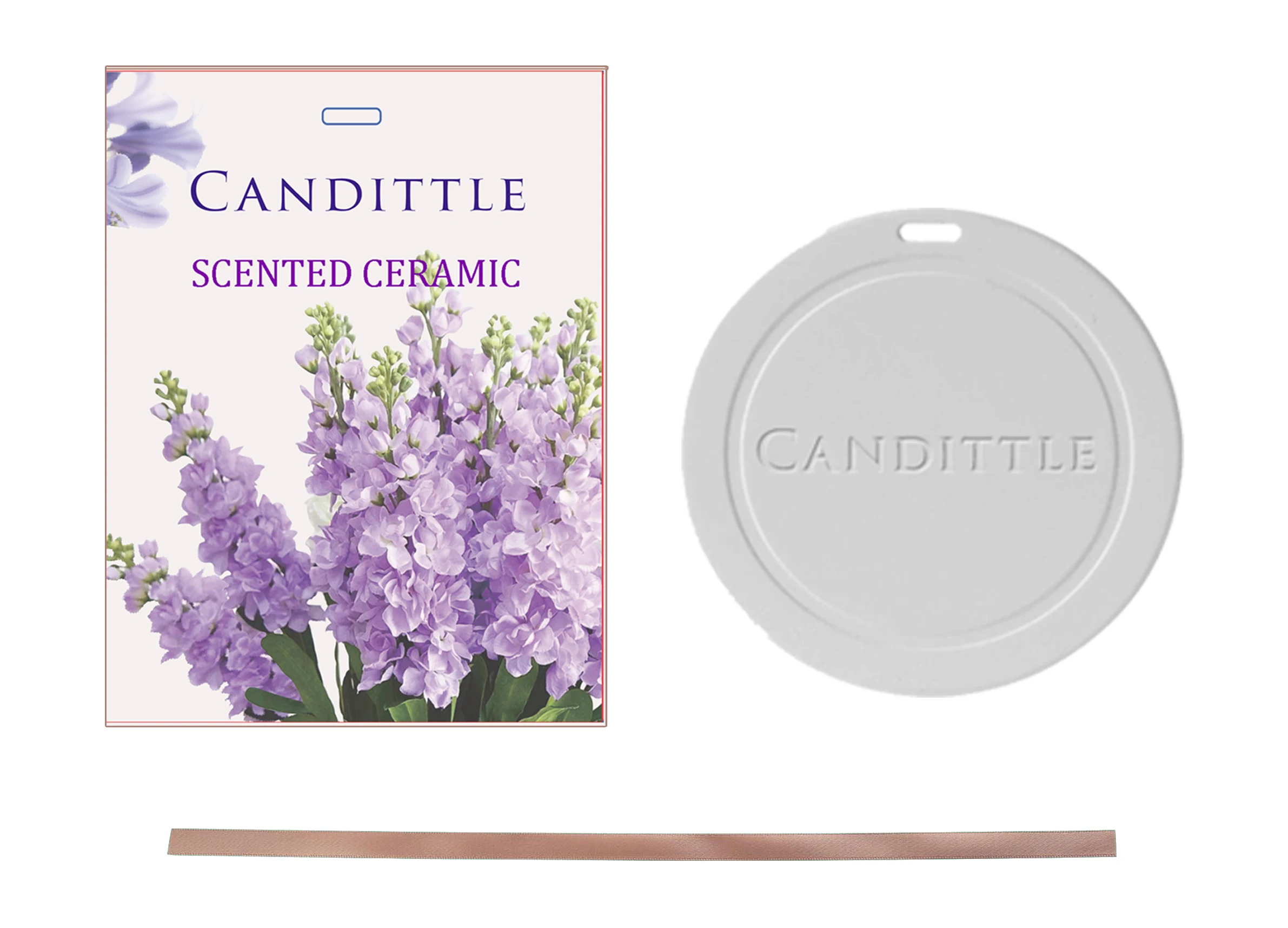 Car Home Air Freshener Custom Ceramic Aroma Round Stone With Package Set Scented Diffuser Aroma Diffusers Stone