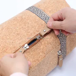 Eco-friendly Custom Order Cork Yoga Mat Bag With Zipper Closure